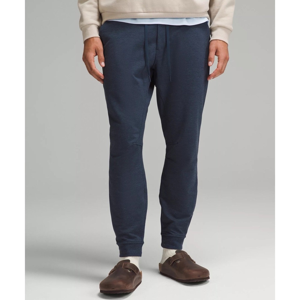 Lululemon Jogger Pants Mens Small Blue Elastic Waist City Sweat Running Athletic